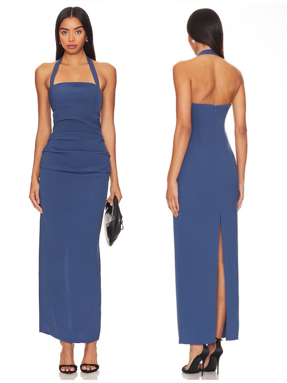 LIONESS 1999 Maxi Dress in Navy Size S